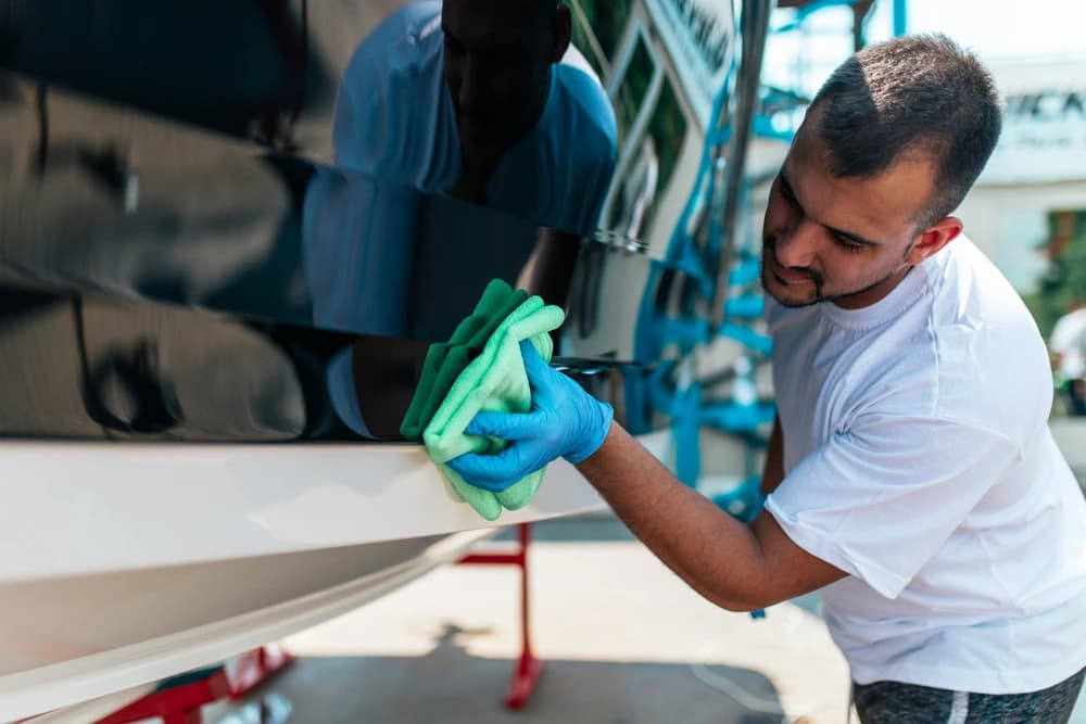 Yacht cleaning